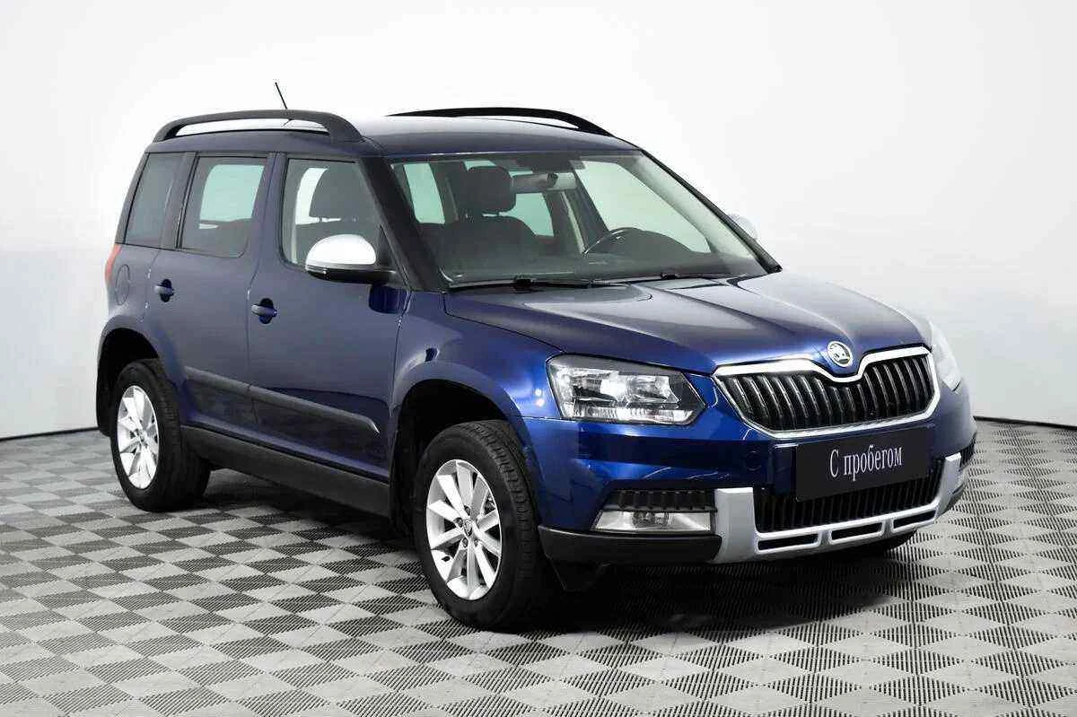 Skoda Yeti, Синий, 2015, Робот, 122 л.с., цена от 897 000 руб.