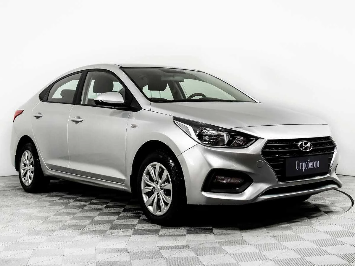 HYUNDAI SOLARIS, Серебряный, 2018, Механическая, 100 л.с., цена от 624 000 руб.