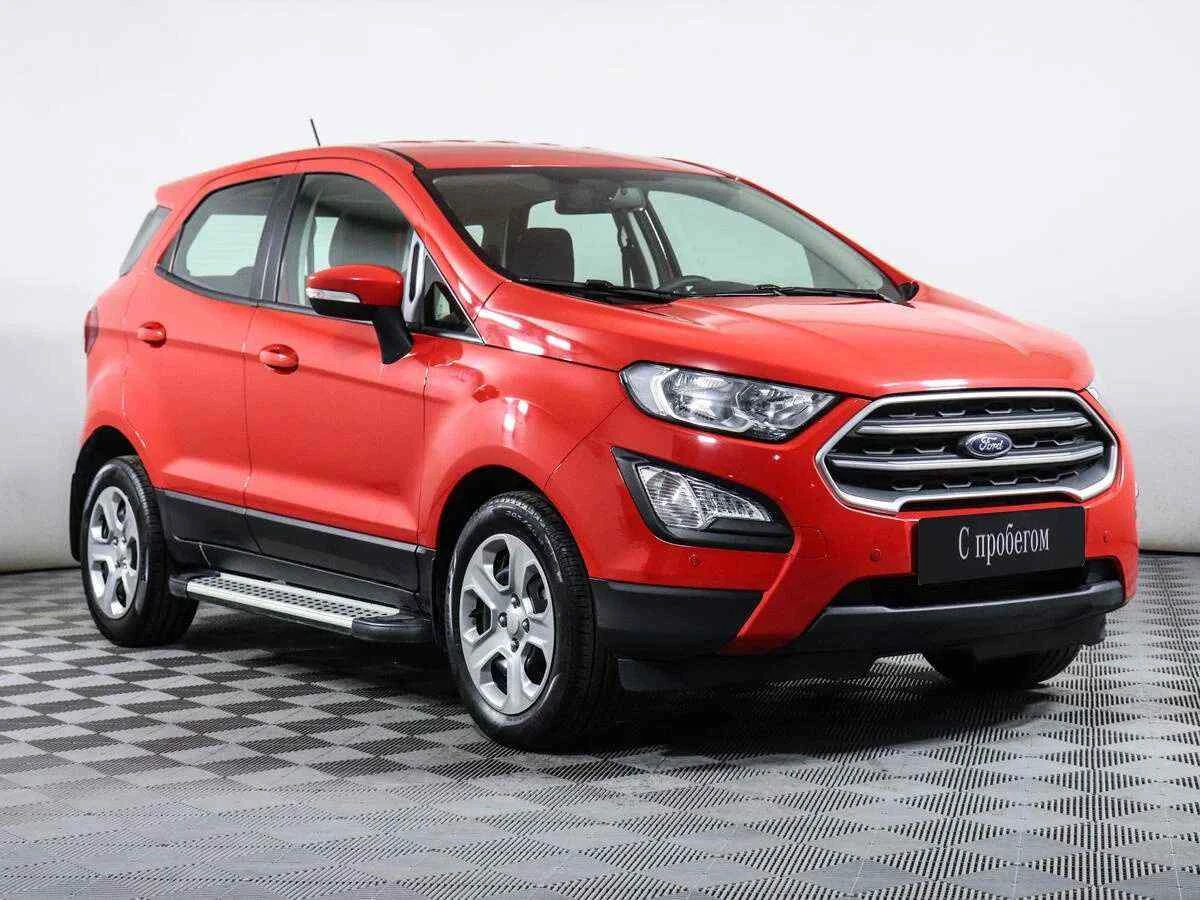 Ford EcoSport, Красный, 2019, Автоматическая, 123 л.с., цена от 1 049 000 руб.