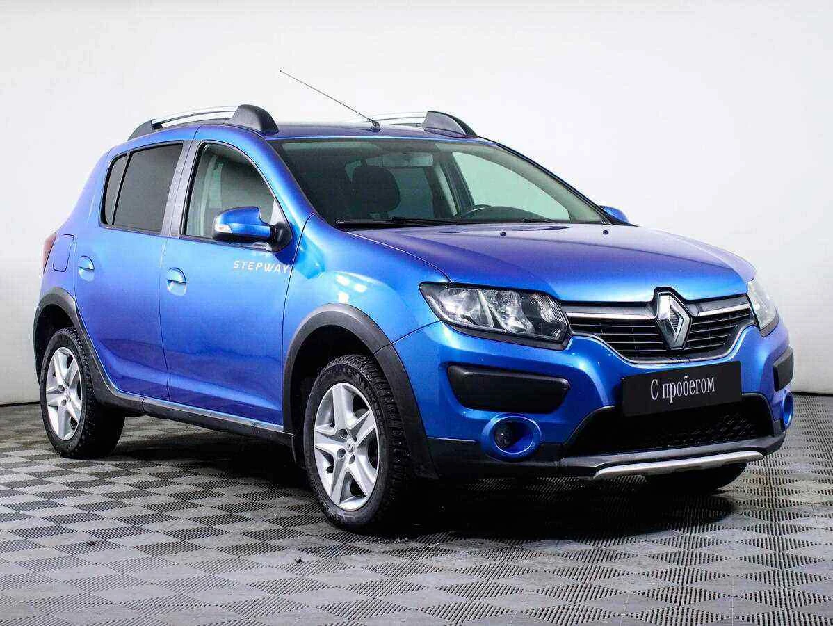 Renault Sandero, Синий, 2018, Вариатор, 113 л.с., цена от 580 000 руб.