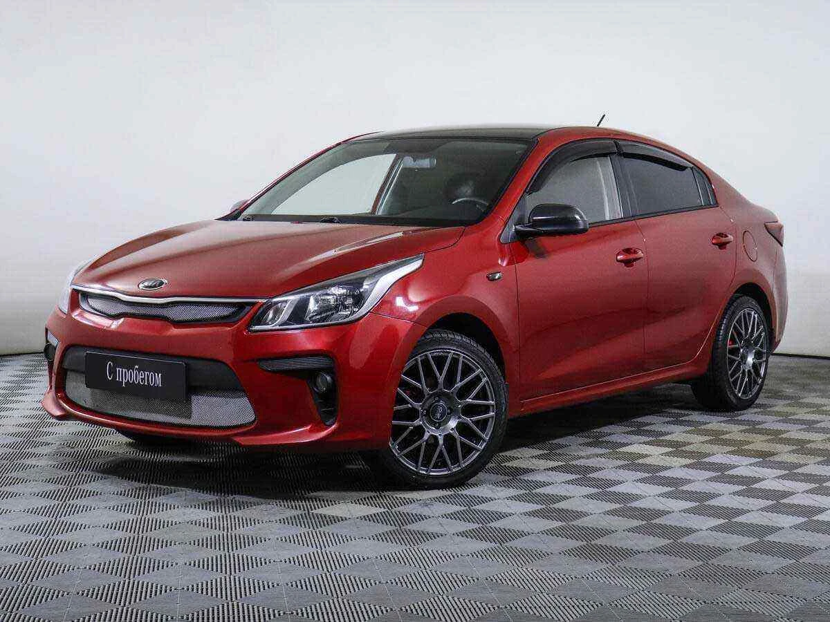 KIA Rio, Красный, 2017, Механическая, 123 л.с., цена от 540 000 руб.
