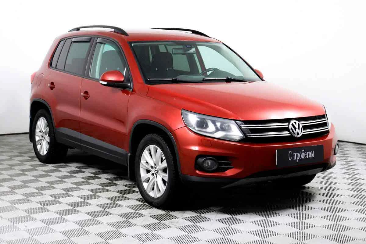 VOLKSWAGEN TIGUAN, Оранжевый, 2012, Автоматическая, 140 л.с., цена от 822 400 руб.