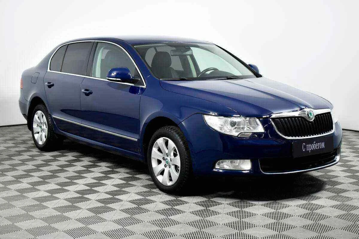 Skoda Superb, Синий, 2011, Робот, 152 л.с., цена от 450 000 руб.