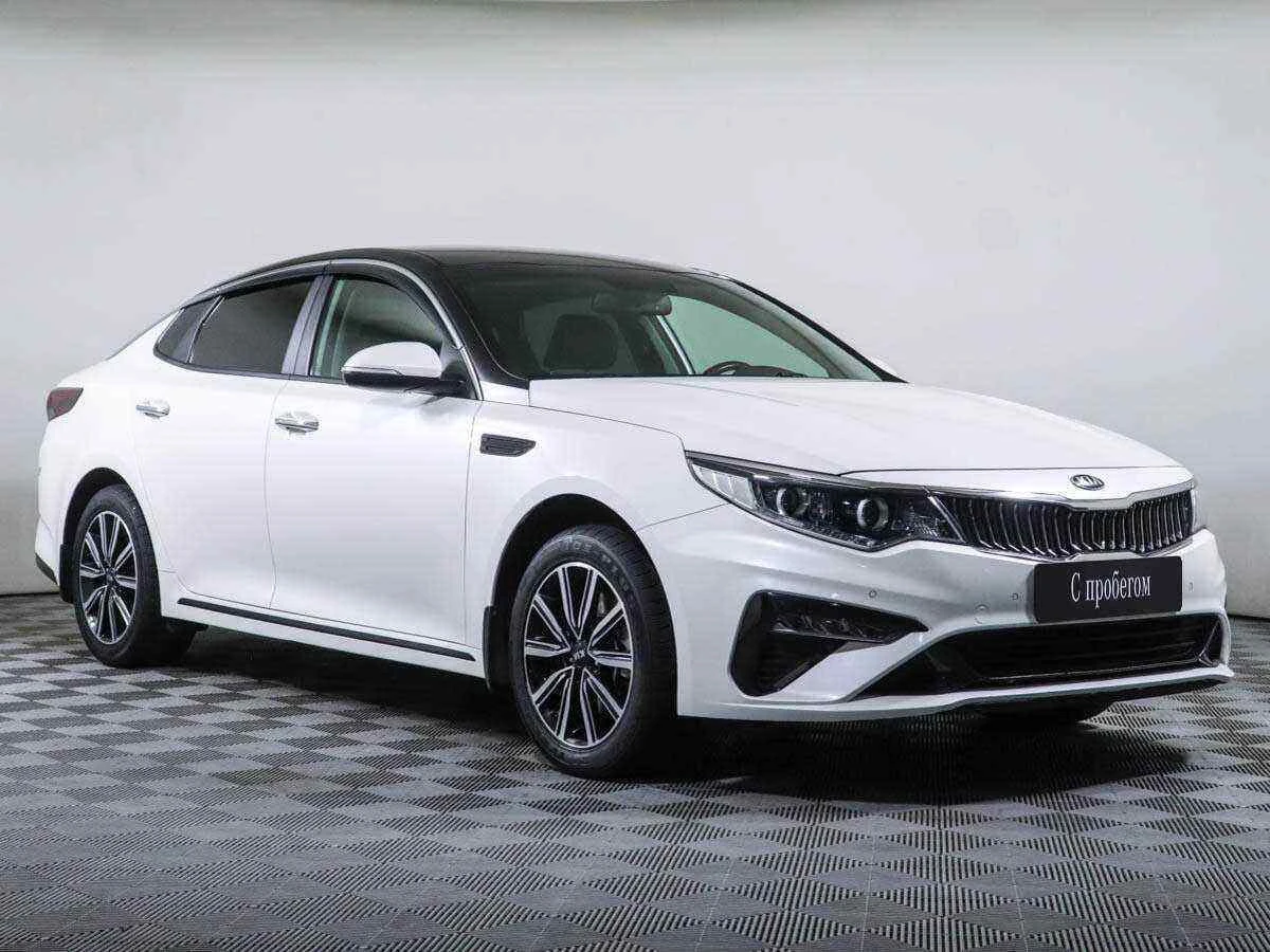 KIA Optima, Белый, 2018, Автоматическая, 188 л.с., цена от 1 400 000 руб.