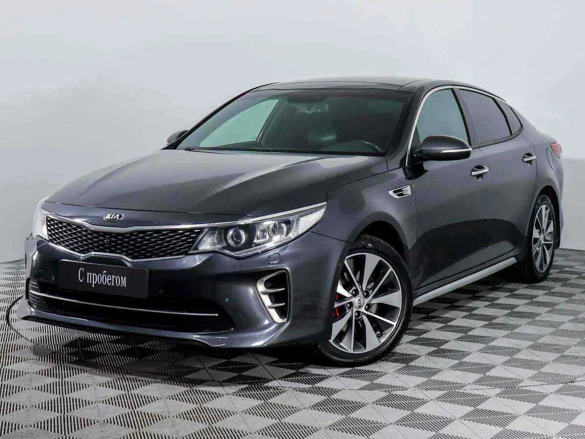 KIA Optima, Серый, 2017, Автоматическая, 188 л.с., цена от 1 204 000 руб.