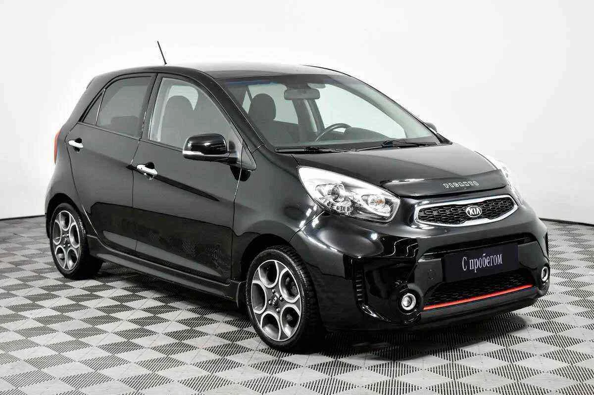 KIA Picanto, Черный, 2015, Автоматическая, 85 л.с., цена от 522 000 руб.