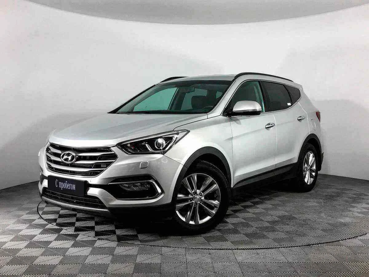 Hyundai Santa Fe, Серебряный, 2017, Автоматическая, 200 л.с., цена от 1 465 000 руб.