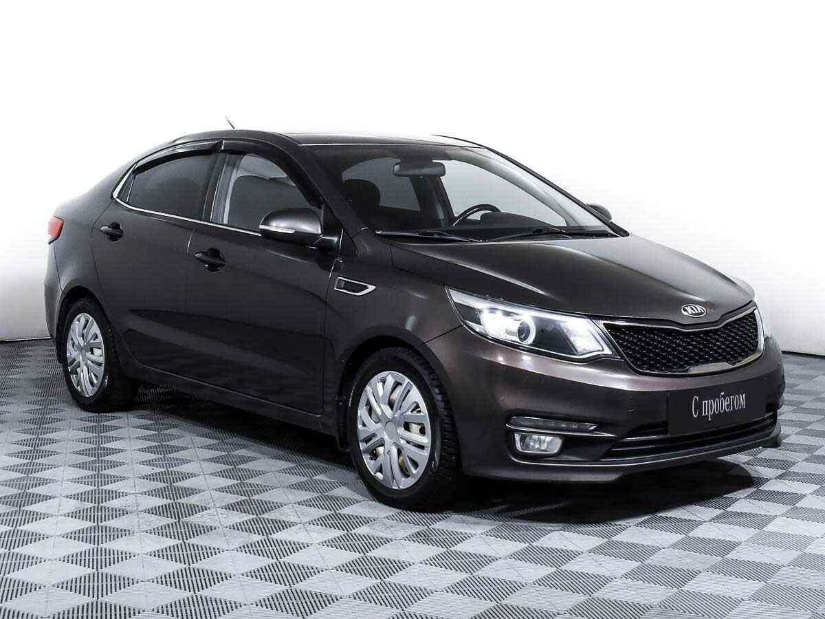 KIA Rio, Коричневый, 2017, Автоматическая, 123 л.с., цена от 600 000 руб.