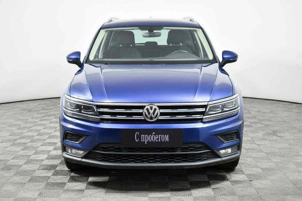 Volkswagen Tiguan, Синий, 2018, Робот, 150 л.с., цена от 1 406 000 руб.