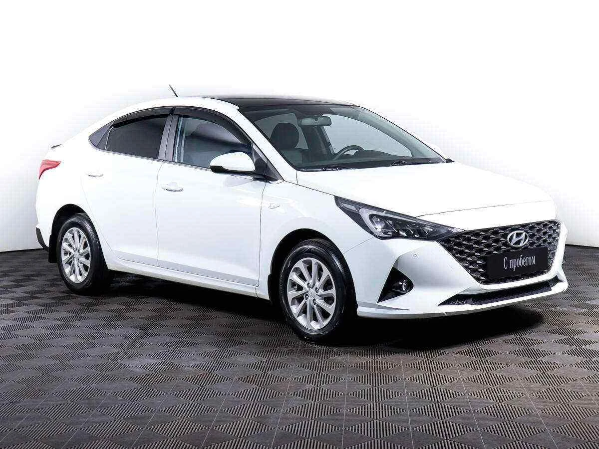 Hyundai Solaris, Белый, 2020, Автоматическая, 123 л.с., цена от 975 000 руб.