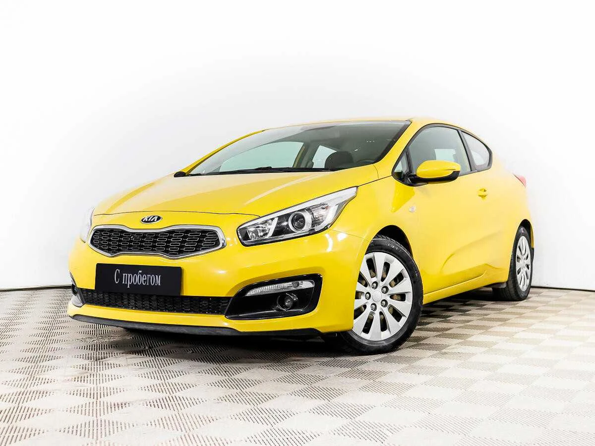 KIA CEED, Желтый, 2015, Механическая, 130 л.с., цена от 648 000 руб.
