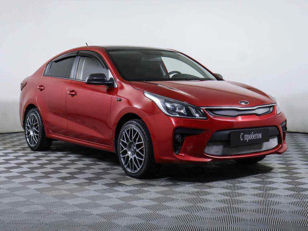 KIA Rio, Красный, 2017, Механическая, 123 л.с., цена от 540 000 руб.
