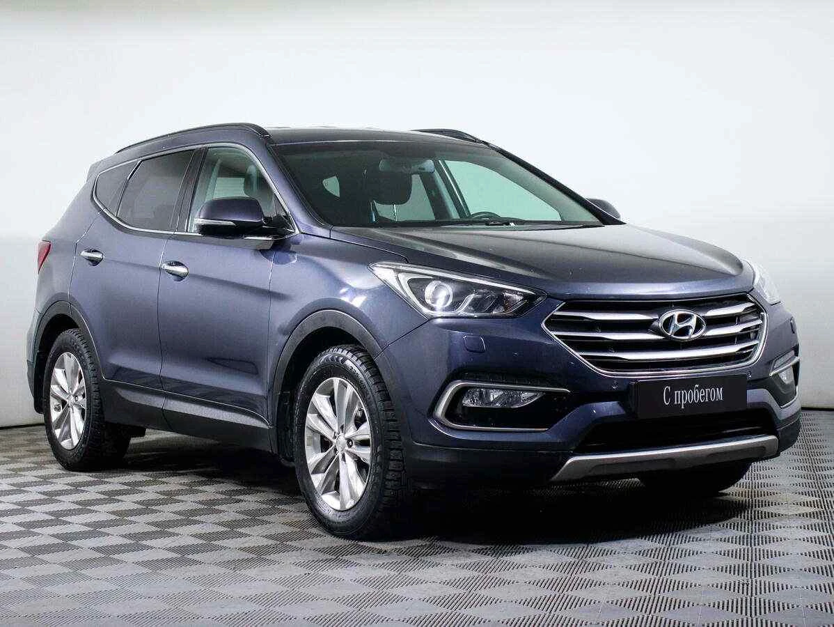 Hyundai Santa Fe, Серый, 2017, Автоматическая, 171 л.с., цена от 1 499 000 руб.