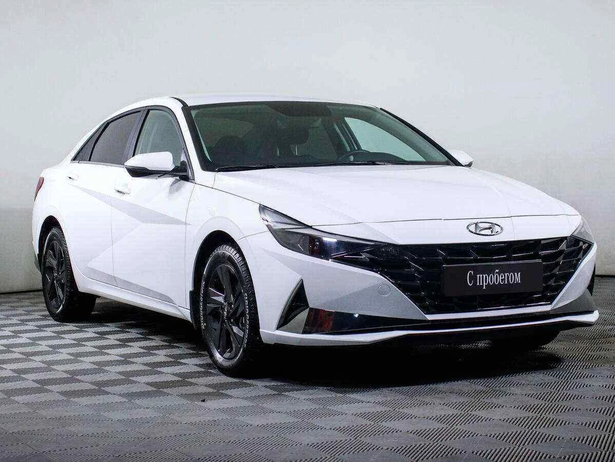 Hyundai Elantra, Белый, 2022, Автоматическая, 128 л.с., цена от 1 969 000 руб.