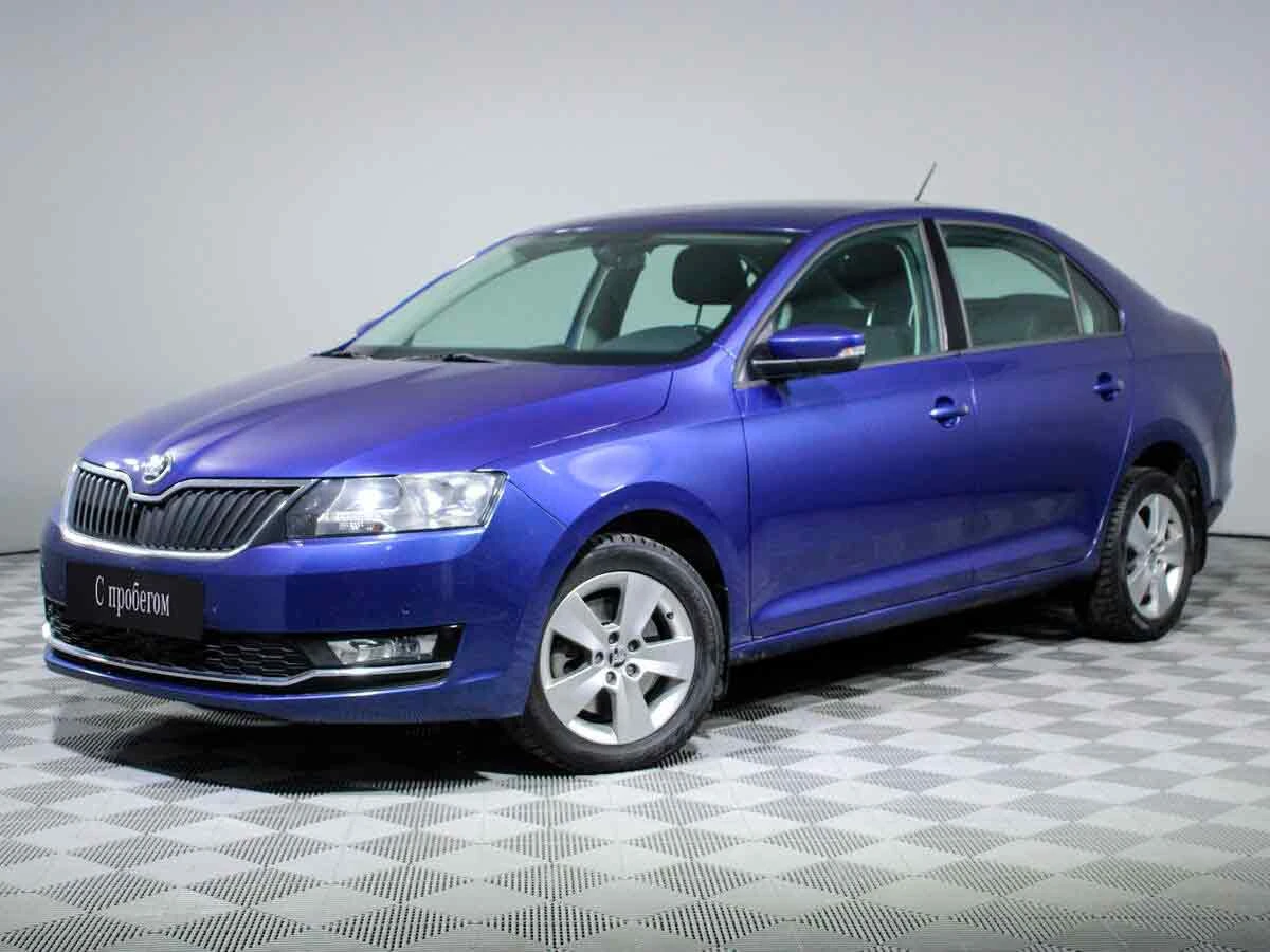 SKODA RAPID, Синий, 2019, Робот, 125 л.с., цена от 842 400 руб.