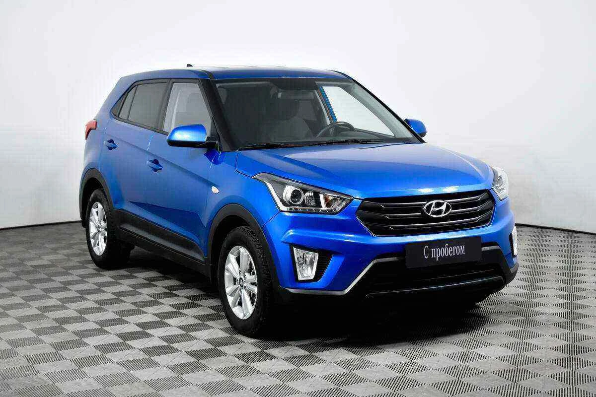 Hyundai Creta, Синий, 2020, Автоматическая, 123 л.с., цена от 1 449 000 руб.