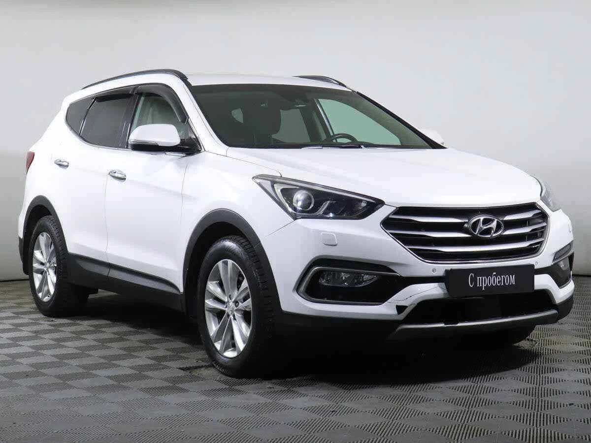 Hyundai Santa Fe, Белый, 2015, Автоматическая, 171 л.с., цена от 1 399 000 руб.