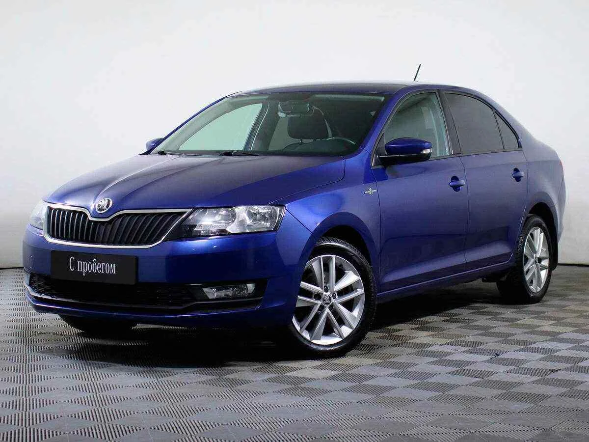 Skoda Rapid, Синий, 2018, Автоматическая, 110 л.с., цена от 700 000 руб.