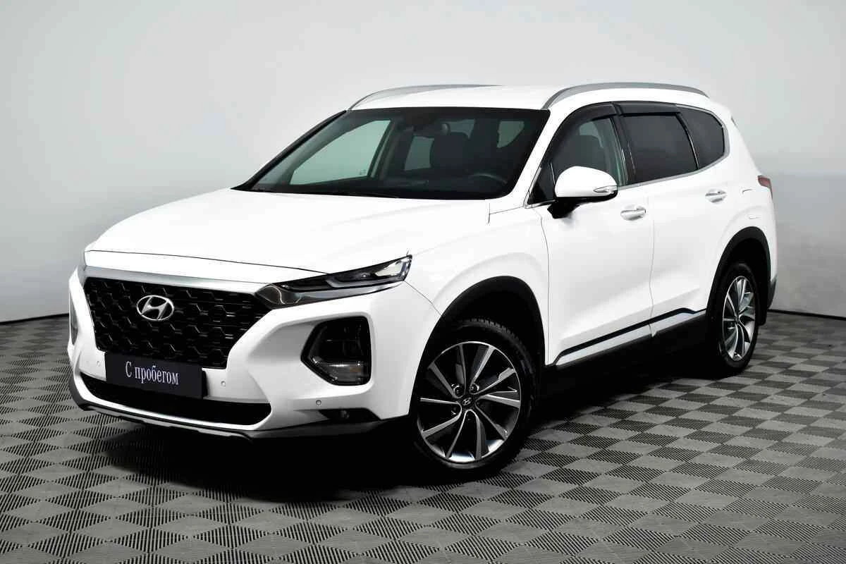 Hyundai Santa Fe, Белый, 2018, Автоматическая, 188 л.с., цена от 2 315 000 руб.