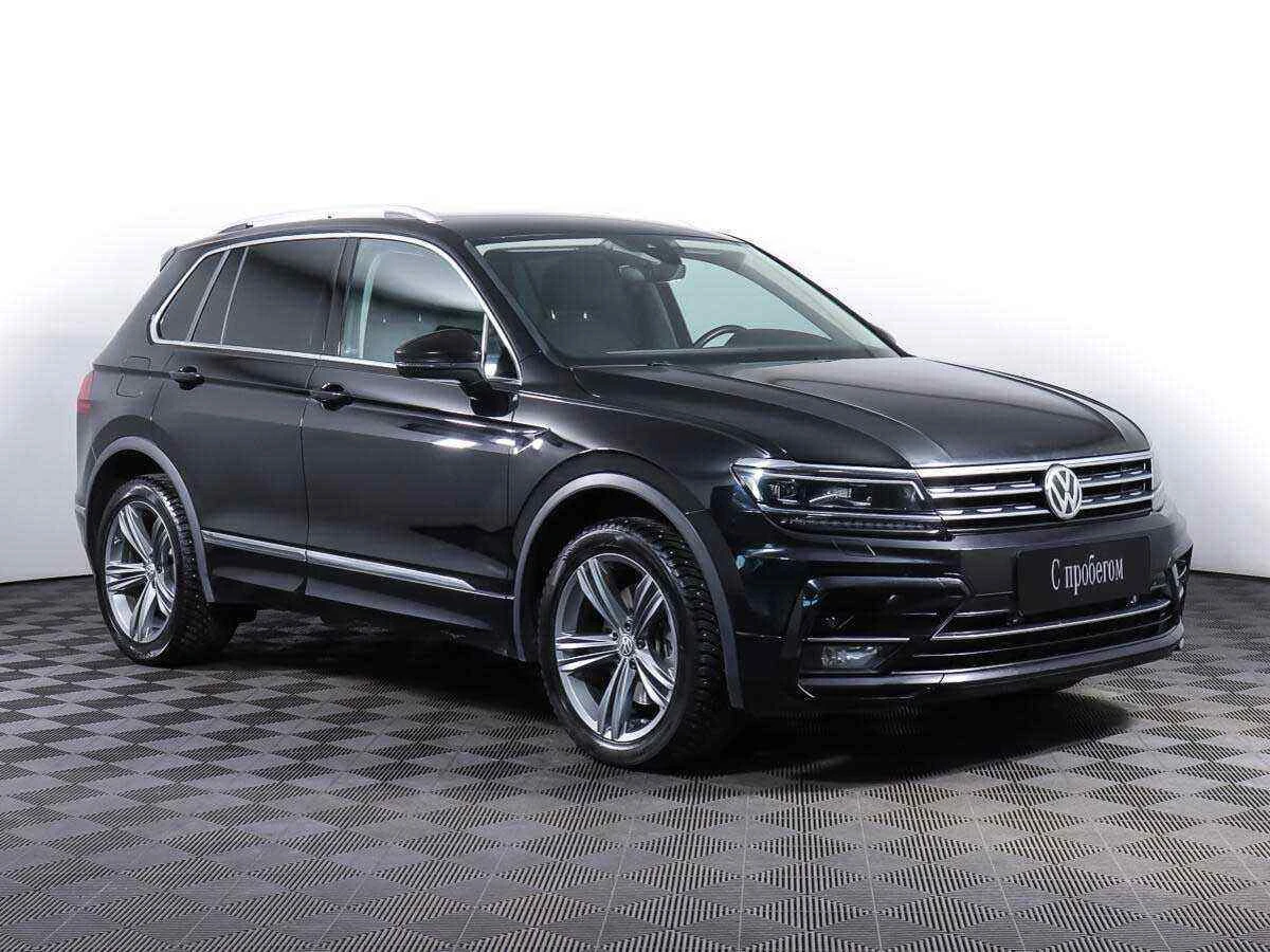 Volkswagen Tiguan, Черный, 2019, Робот, 220 л.с., цена от 2 033 000 руб.