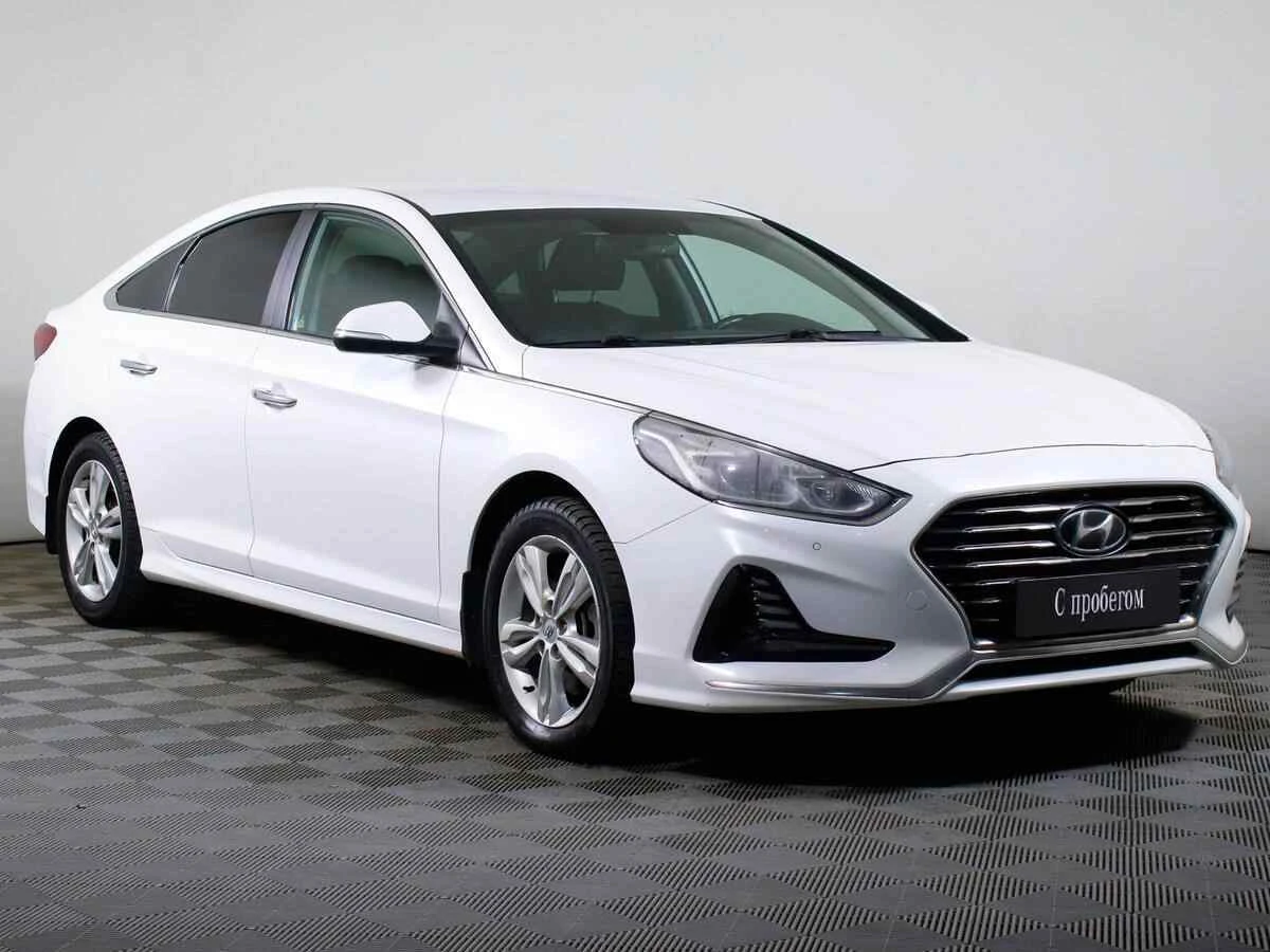 Hyundai Sonata, Белый, 2017, Автоматическая, 188 л.с., цена от 1 078 000 руб.