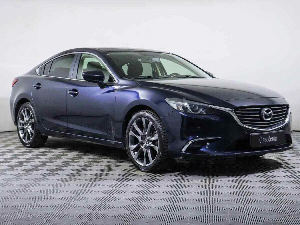 Mazda 6, Синий, 2015, Автоматическая, 192 л.с., цена от 1 040 000 руб.