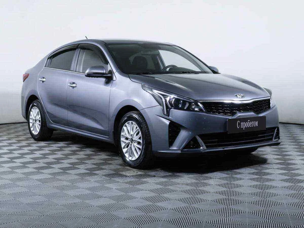 KIA Rio, Серый, 2021, Автоматическая, 123 л.с., цена от 1 200 000 руб.