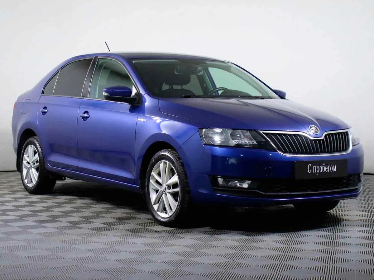 Skoda Rapid, Синий, 2018, Автоматическая, 110 л.с., цена от 700 000 руб.