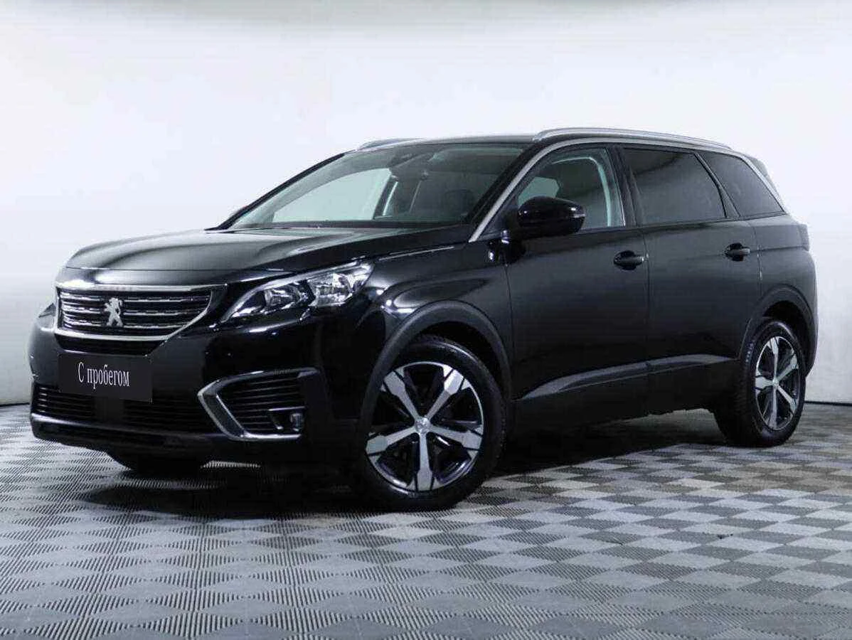 Peugeot 5008, Черный, 2018, Автоматическая, 130 л.с., цена от 1 320 000 руб.