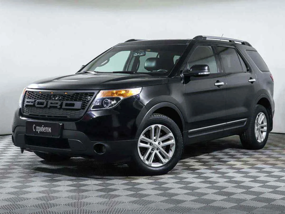 Ford Explorer, Черный, 2014, Автоматическая, 360 л.с., цена от 1 100 000 руб.