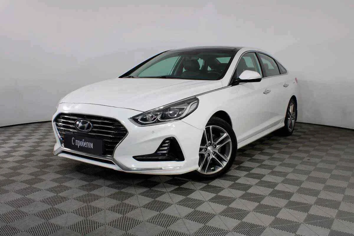 Hyundai Sonata, Белый, 2018, Автоматическая, 188 л.с., цена от 1 211 000 руб.