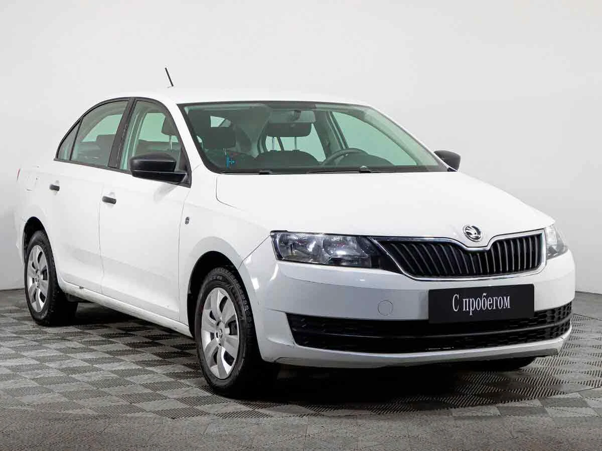 SKODA RAPID, Белый, 2016, Автоматическая, 110 л.с., цена от 671 200 руб.