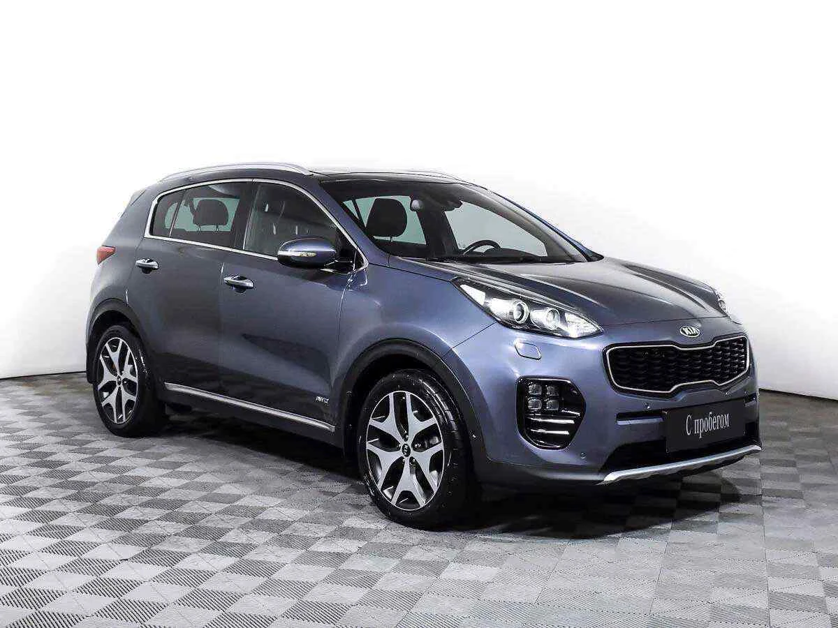 KIA Sportage, Синий, 2016, Робот, 177 л.с., цена от 1 407 400 руб.
