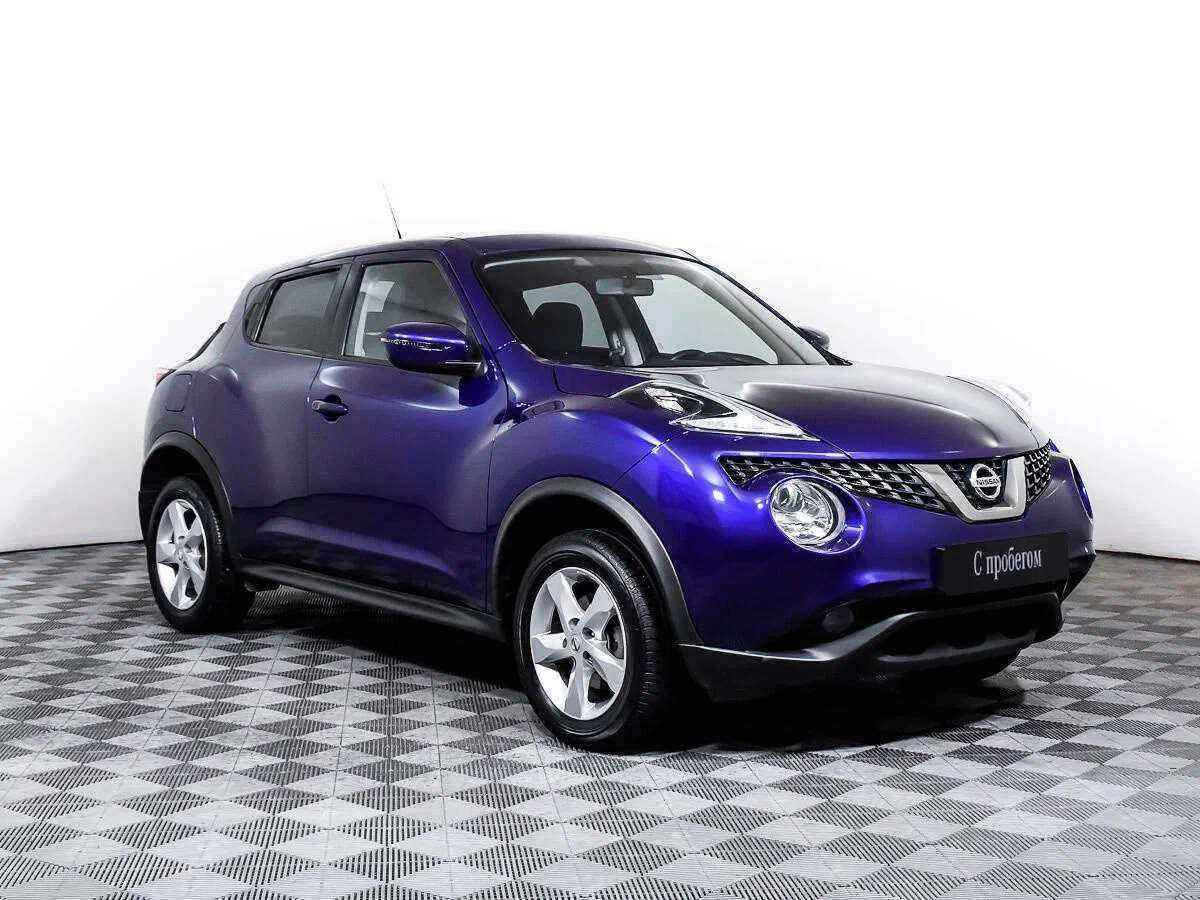 Nissan Juke, Синий, 2018, Вариатор, 117 л.с., цена от 1 353 200 руб.