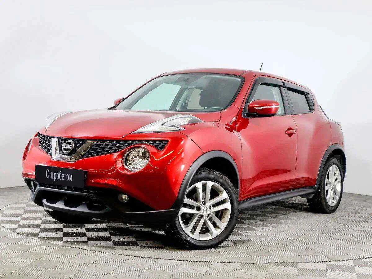 Nissan Juke, Красный, 2015, Вариатор, 117 л.с., цена от 905 700 руб.