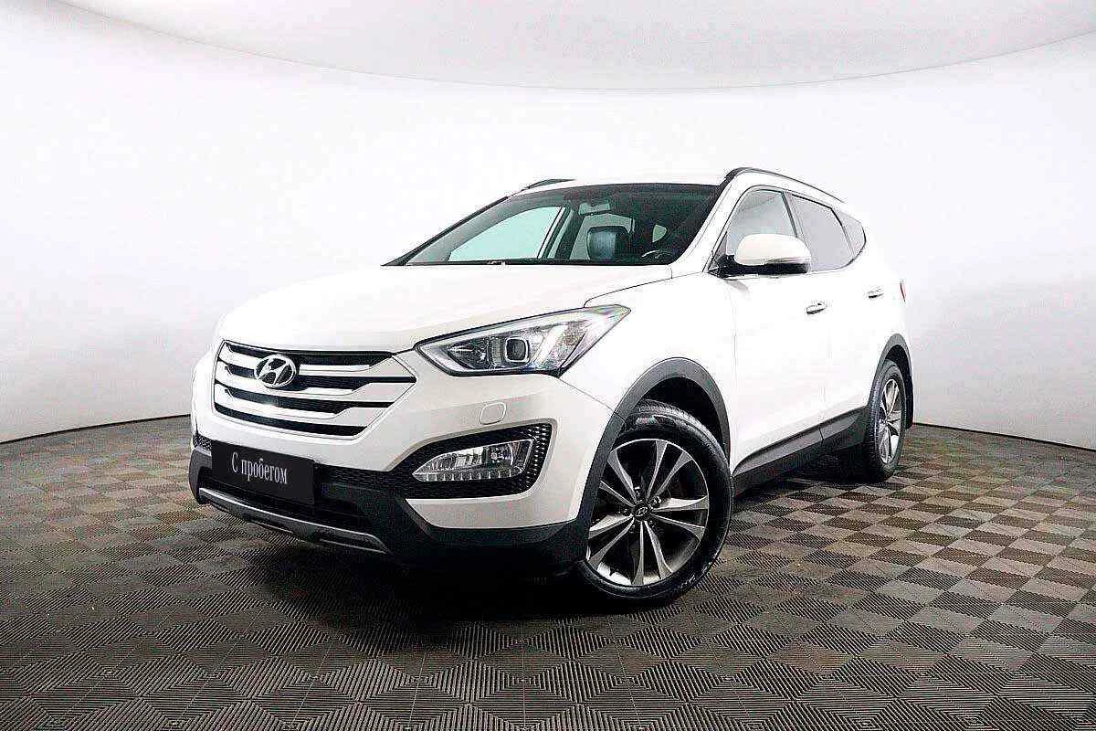 Hyundai Santa Fe, Белый, 2015, Автоматическая, 175 л.с., цена от 1 435 000 руб.