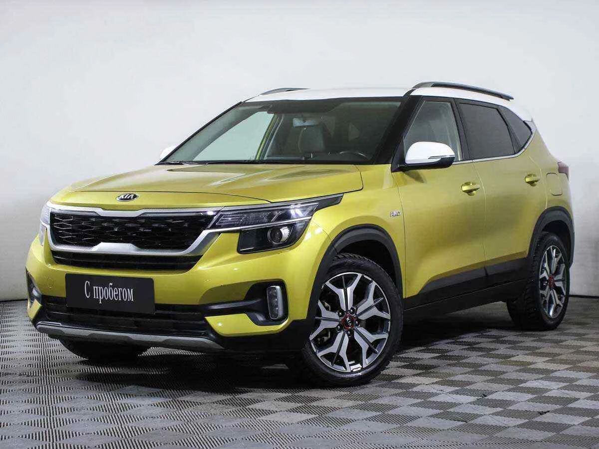 KIA Seltos, Желтый, 2020, Вариатор, 149 л.с., цена от 1 840 000 руб.