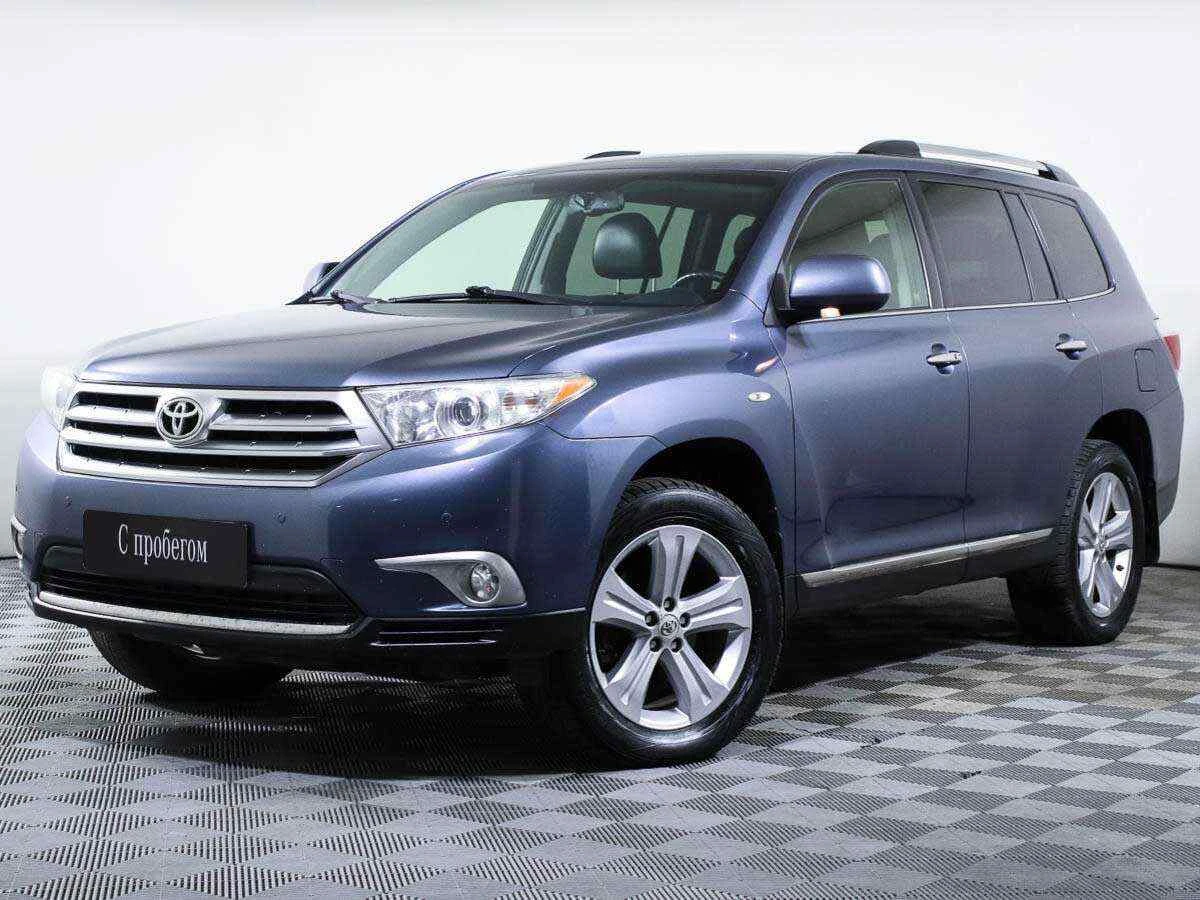 Toyota Highlander, Синий, 2013, Автоматическая, 273 л.с., цена от 1 589 000 руб.