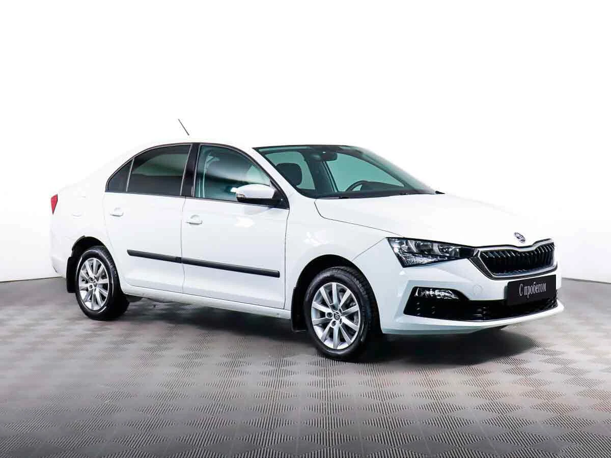 SKODA RAPID, Белый, 2021, Робот, 125 л.с., цена от 1 149 600 руб.