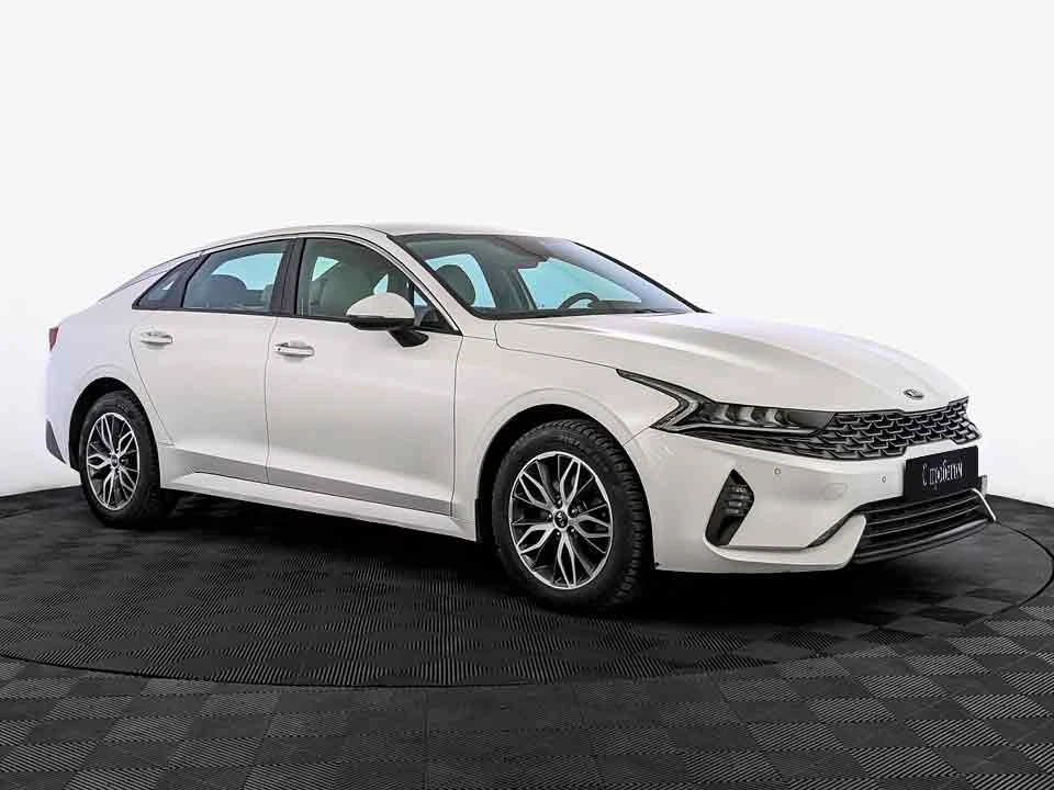 KIA K5, Белый, 2022, Автоматическая, 194 л.с., цена от 1 808 000 руб.