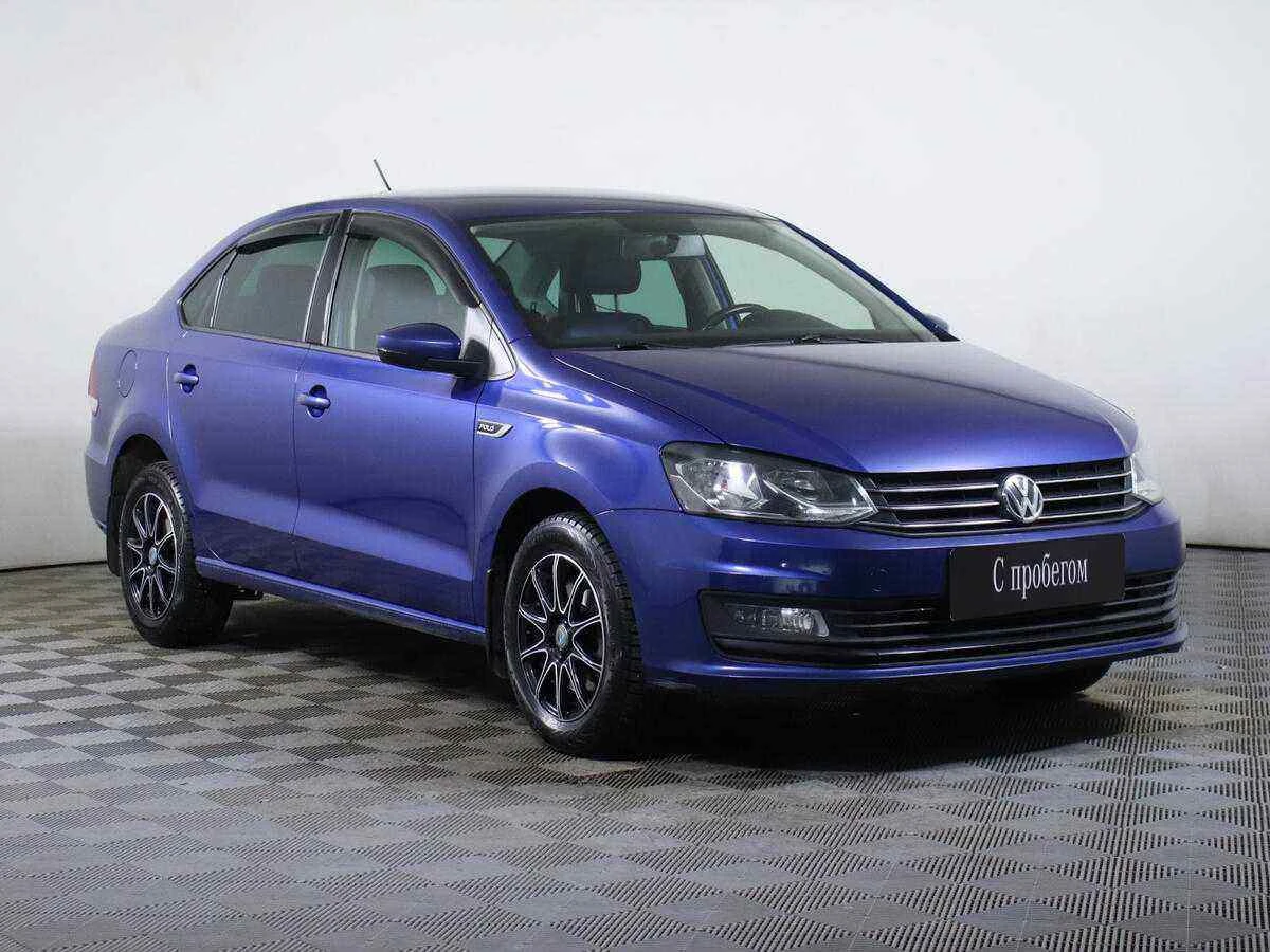 Volkswagen Polo, Синий, 2020, Автоматическая, 110 л.с., цена от 748 000 руб.
