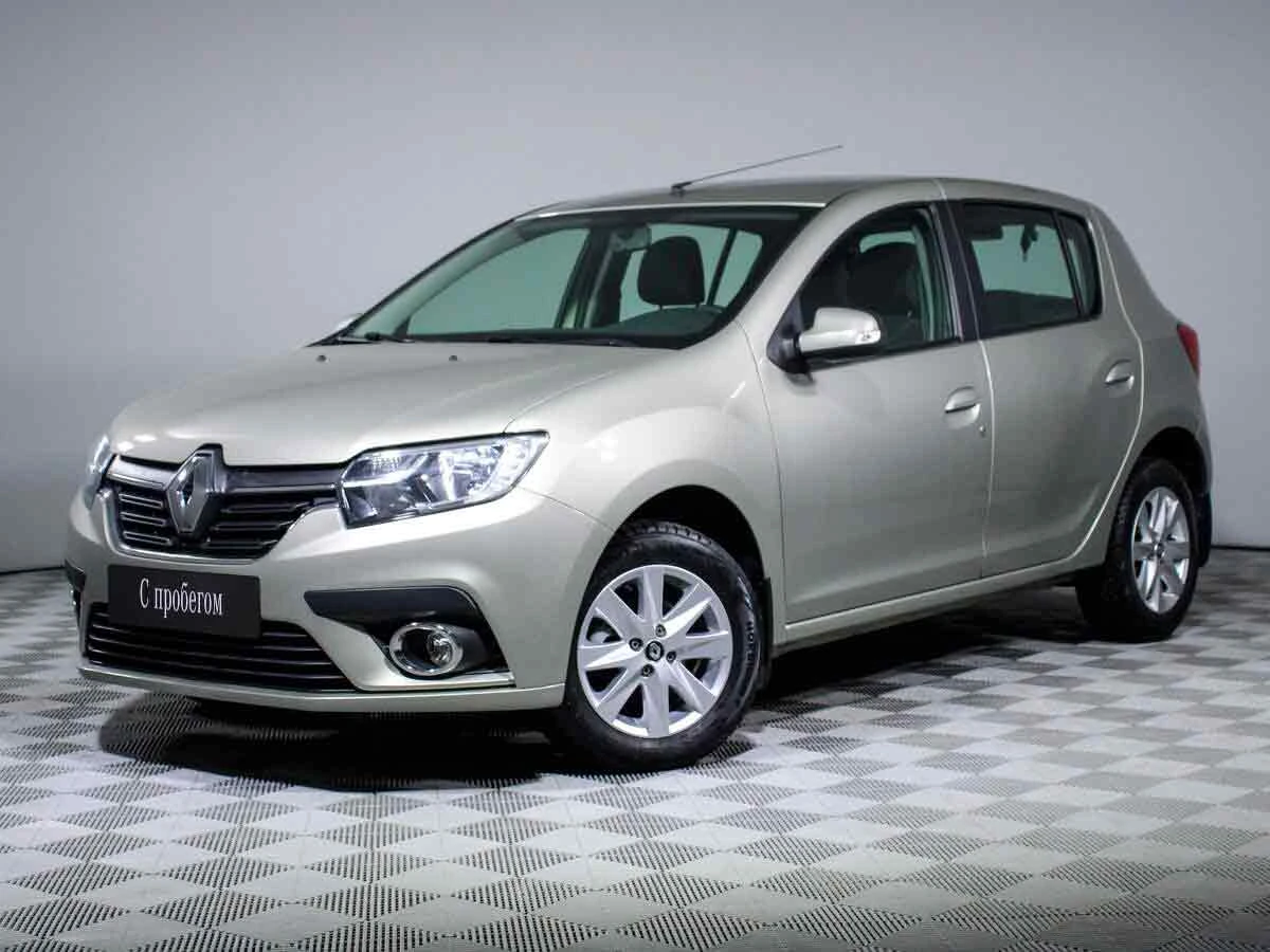 RENAULT SANDERO, Бежевый, 2019, Автоматическая, 102 л.с., цена от 800 000 руб.