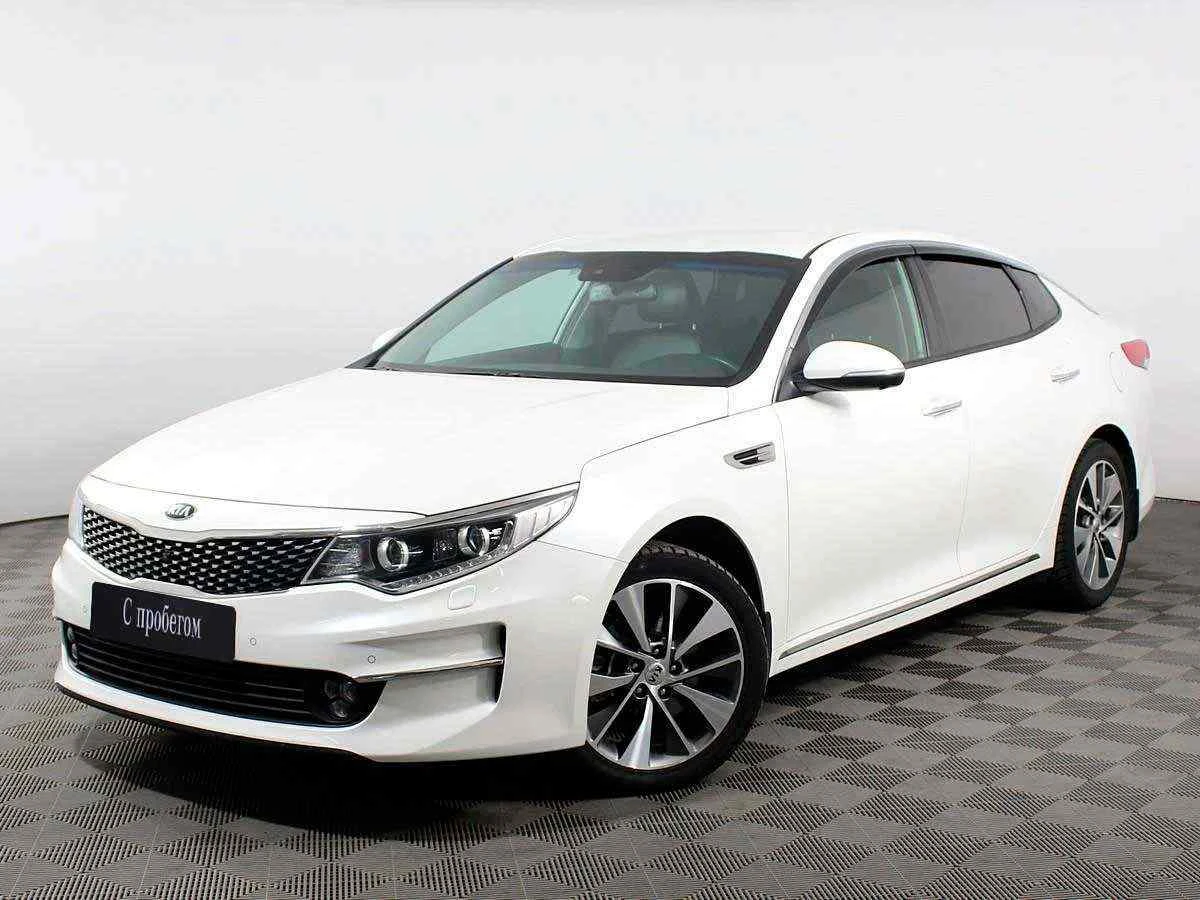 KIA Optima, Белый, 2017, Автоматическая, 188 л.с., цена от 1 391 000 руб.