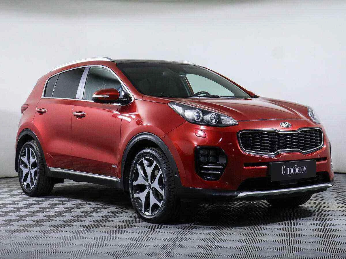 KIA Sportage, Красный, 2016, Автоматическая, 185 л.с., цена от 1 785 000 руб.