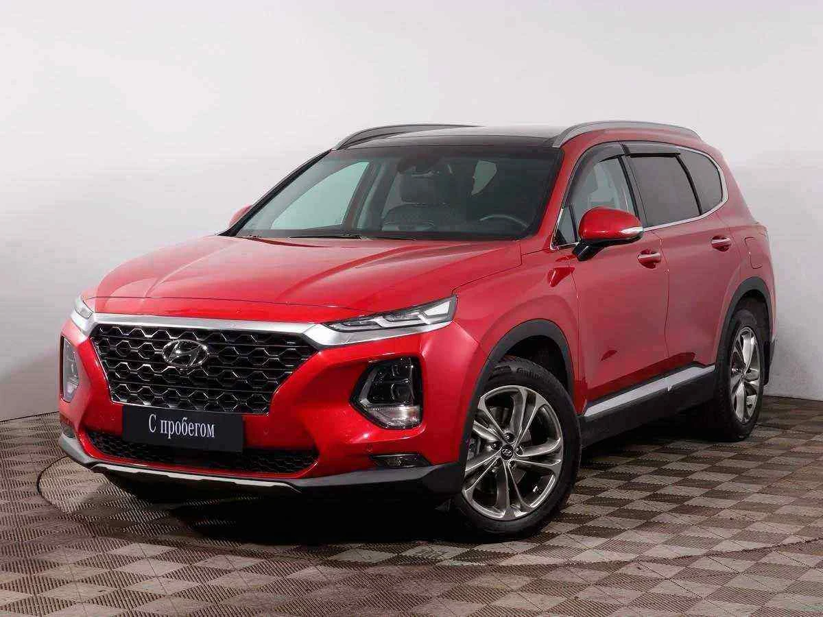 Hyundai Santa Fe, Красный, 2018, Автоматическая, 200 л.с., цена от 2 260 000 руб.