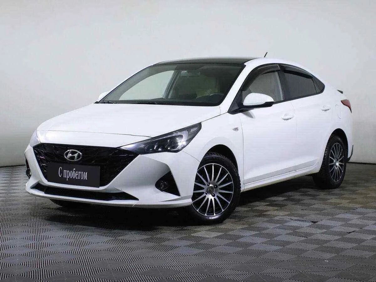 Hyundai Solaris, Белый, 2020, Автоматическая, 100 л.с., цена от 993 000 руб.