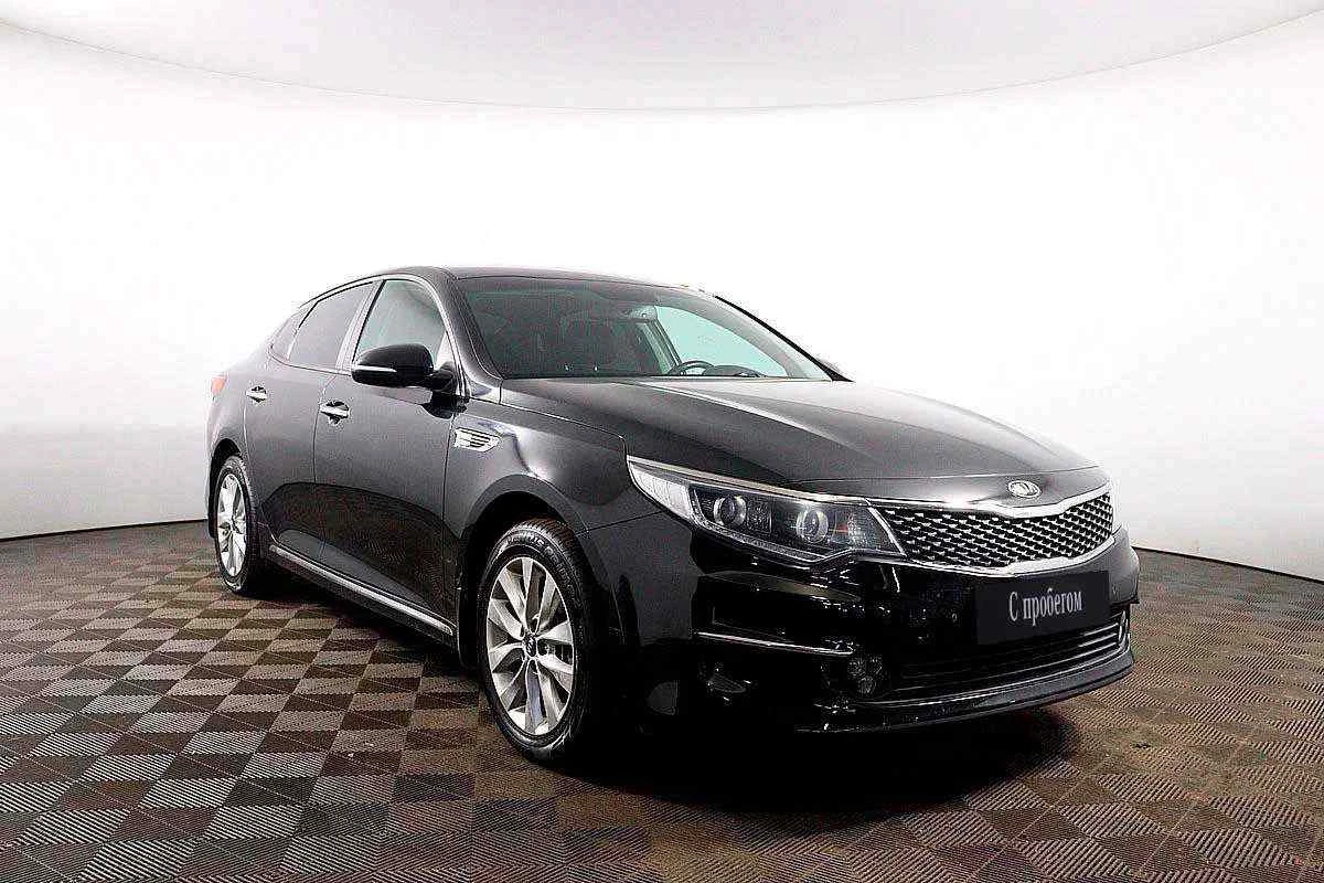 KIA Optima, Черный, 2017, Автоматическая, 188 л.с., цена от 1 365 000 руб.