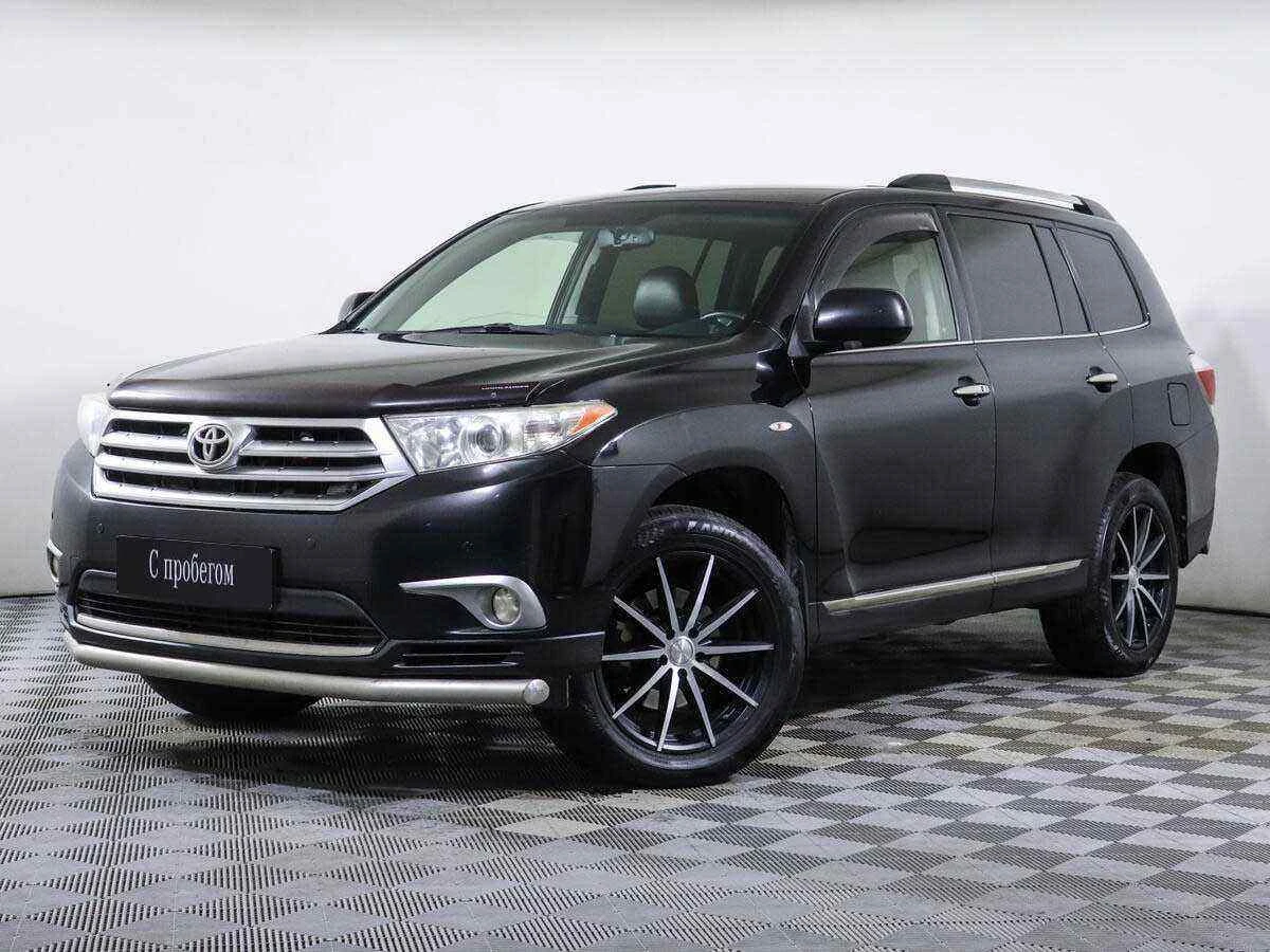 Toyota Highlander, Черный, 2012, Автоматическая, 273 л.с., цена от 1 360 000 руб.