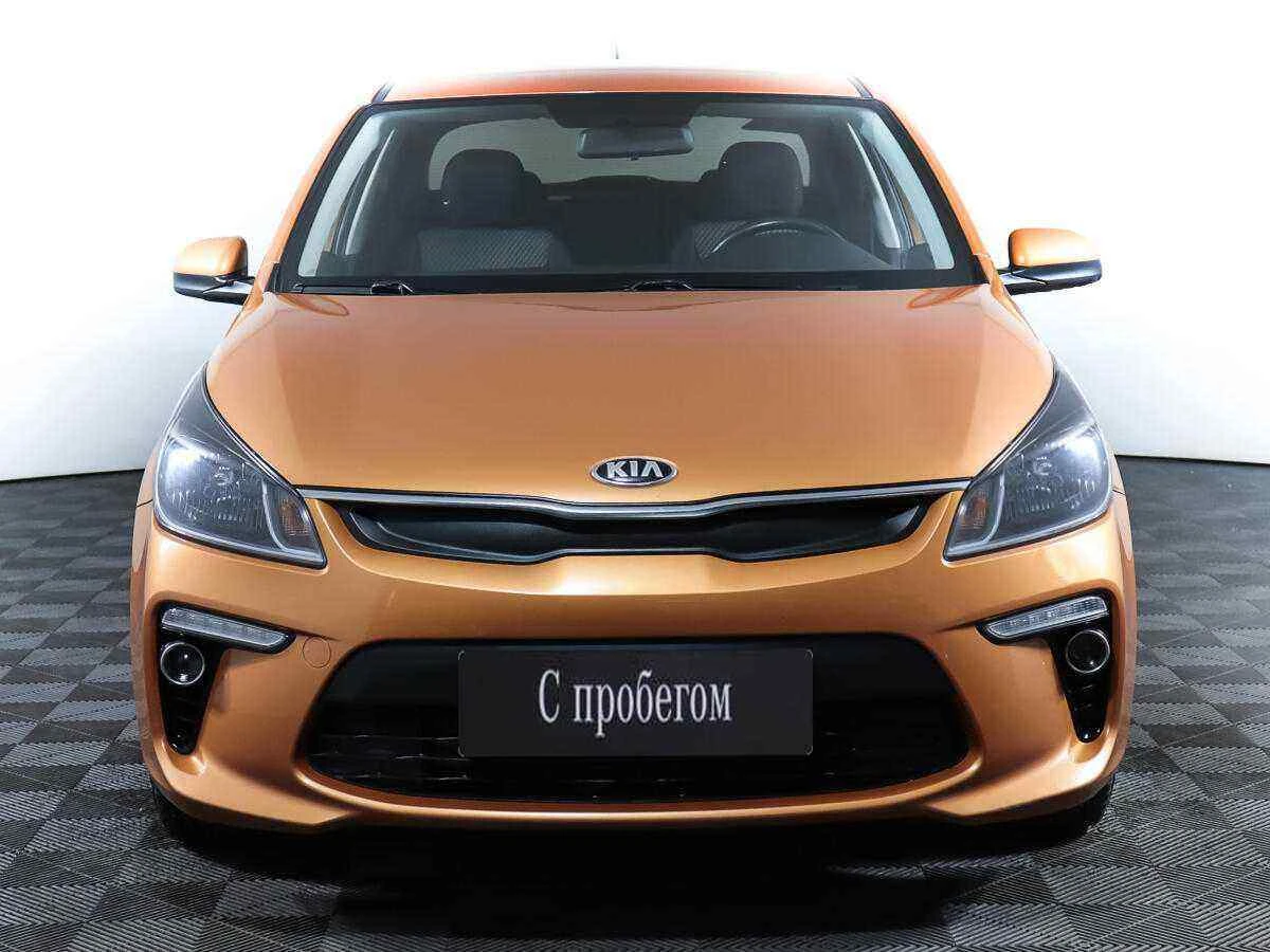 KIA Rio, Оранжевый, 2018, Автоматическая, 123 л.с., цена от 810 000 руб.