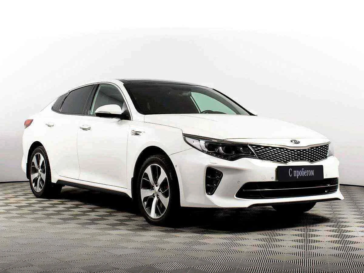 KIA Optima, Белый, 2017, Автоматическая, 163 л.с., цена от 1 420 000 руб.